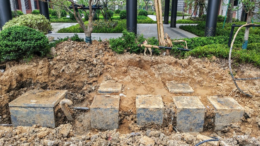 浙江省寧波市某高級中學地埋式污水處理設備